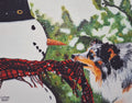 Dog Snowman