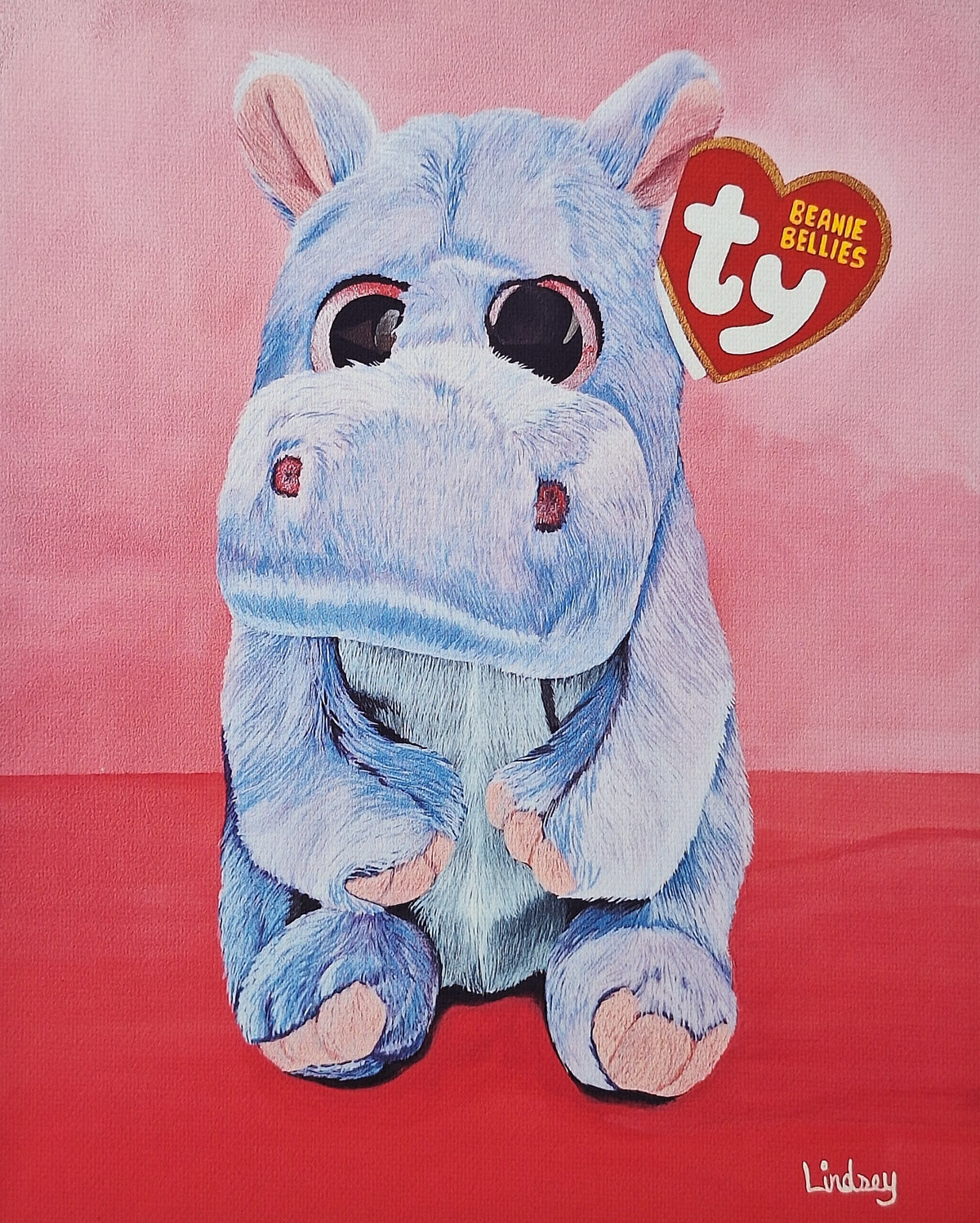 Fan Art of a Stuffed Hippo